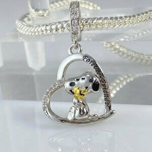 Snoopy & Woodstock Forever Friends Dangle Charm